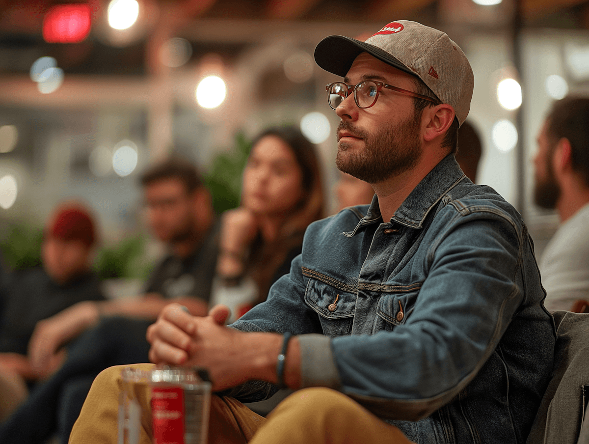 People collaborating and trading skills